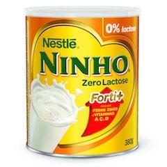 Leite Ninho Em Pó Forti+ Zero Lactose Integral Com 380g